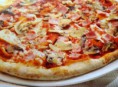 Pizza Queijo, Fiambre e Cogumelos